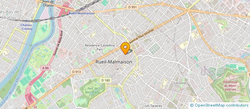 localisation de l'entreprise DYNTRADE SOLUTIONS à RUEIL-MALMAISON
