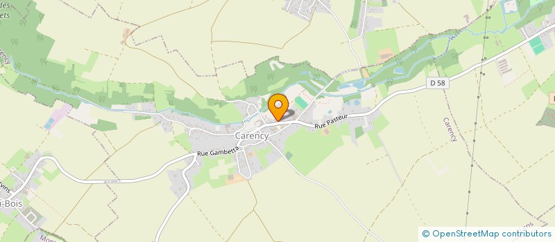 localisation de l'entreprise DYON FERMETURES  CARENCY