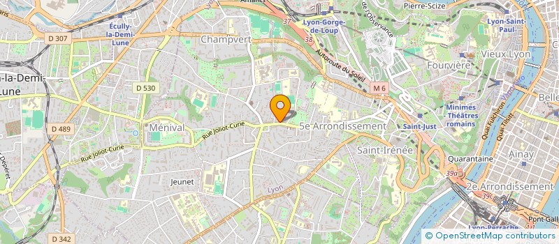 localisation de l'entreprise DYONISOS à LYON