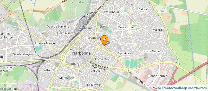 localisation de l'entreprise DYONISOS à NARBONNE