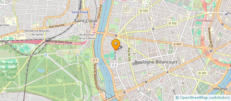 localisation de l'entreprise DYONISOS ASSOCIES à BOULOGNE-BILLANCOURT