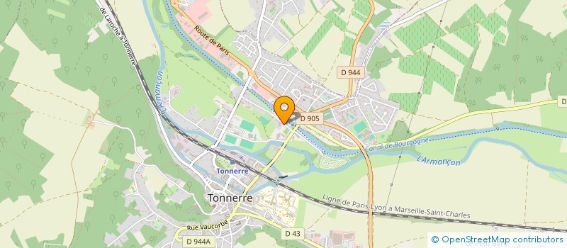 localisation de l'entreprise DYONNE ENCHERES à TONNERRE