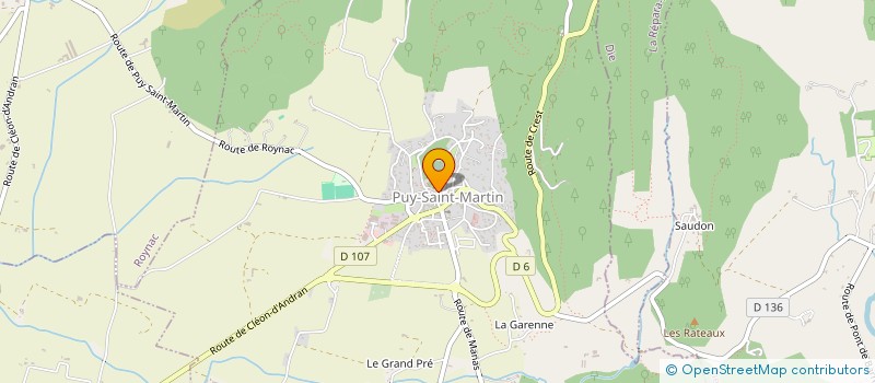 localisation de l'entreprise DYOS  PUY-SAINT-MARTIN