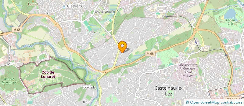 localisation de l'entreprise DYOS à CASTELNAU-LE-LEZ