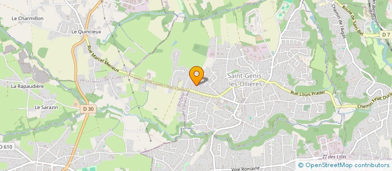 localisation de l'entreprise DYOSE CONSULTING à SAINT-GENIS-LES-OLLIERES