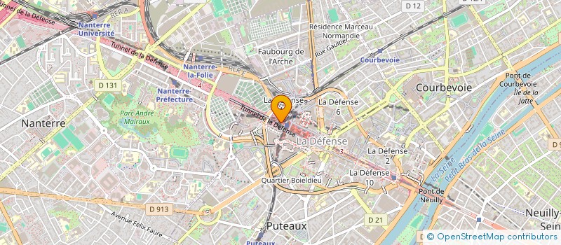 localisation de l'entreprise DYPE  PUTEAUX