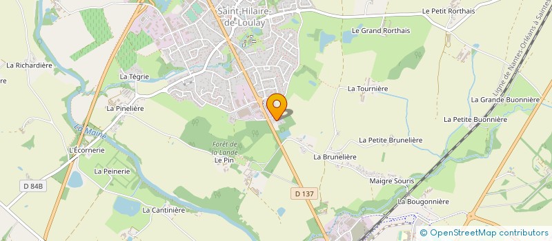 localisation de l'entreprise DYPSIS à MONTAIGU-VENDEE