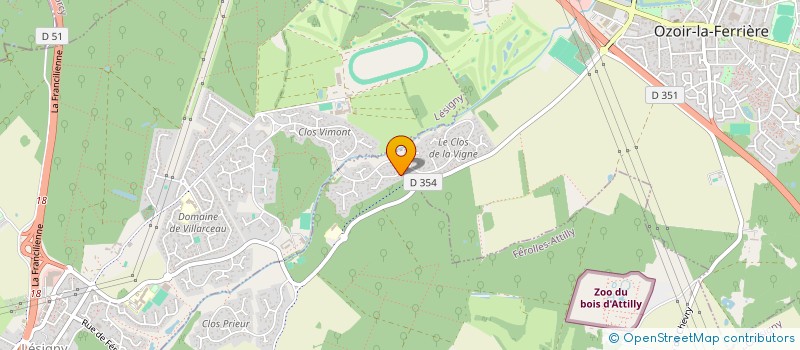 localisation de l'entreprise DYRH DISTRIBUTION à FEROLLES-ATTILLY