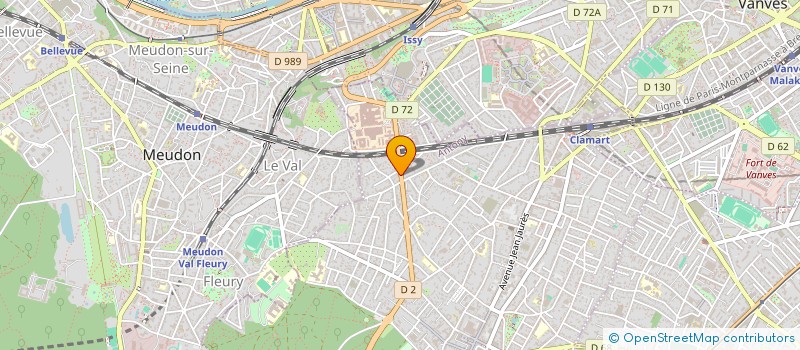 localisation de l'entreprise DYRK1A FRANCE  CLAMART