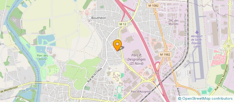 localisation de l'entreprise DYS 42  ANDREZIEUX-BOUTHEON