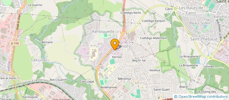 localisation de l'entreprise DYS à VANNES