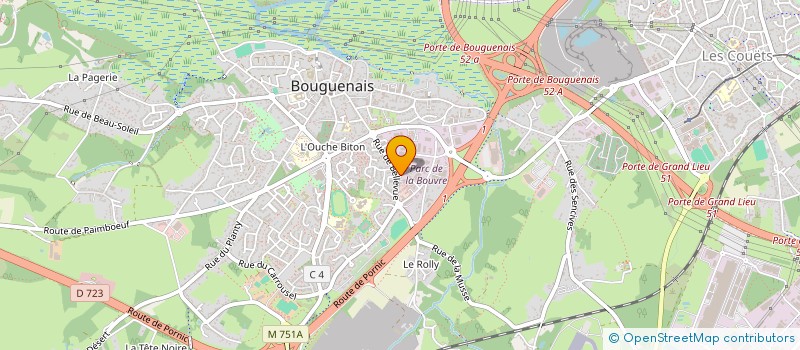 localisation de l'entreprise DYS à BOUGUENAIS