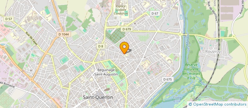 localisation de l'entreprise DYS'AISNE à SAINT-QUENTIN