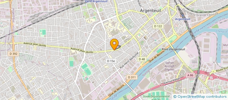 localisation de l'entreprise DYS CARE  ARGENTEUIL