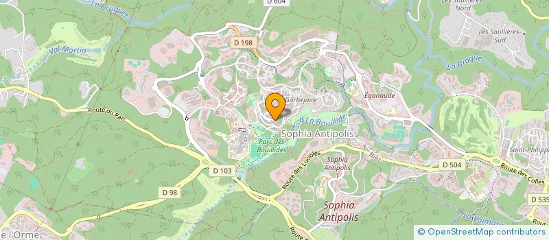 localisation de l'entreprise DYS ET COMPAGNIE à VALBONNE