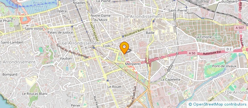 localisation de l'entreprise DYSCOPAL à MARSEILLE