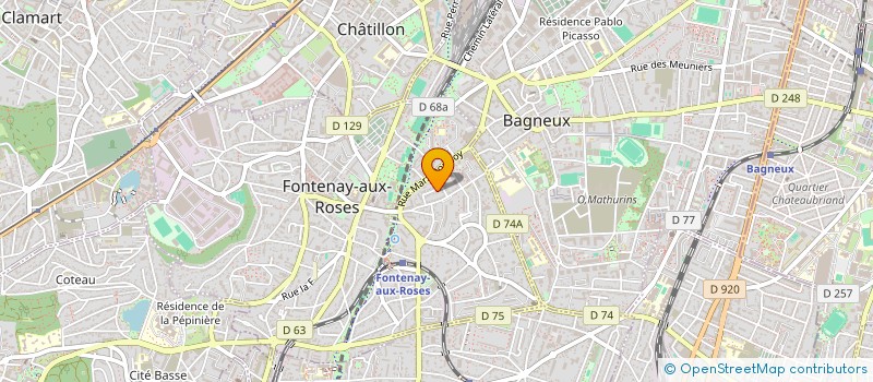 localisation de l'entreprise DYSFARENTS à FONTENAY-AUX-ROSES