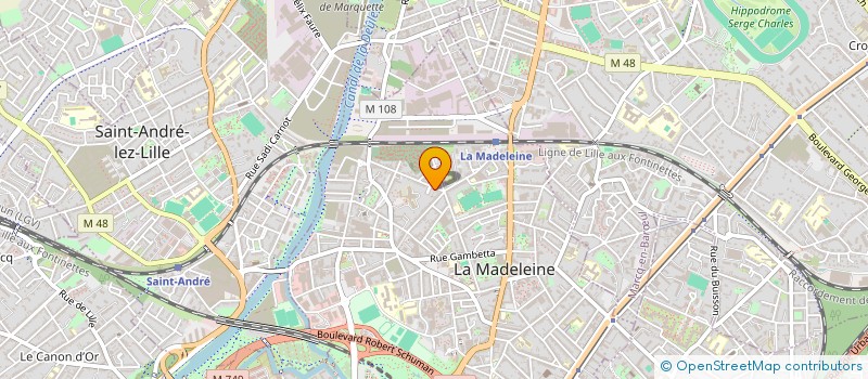 localisation de l'entreprise DYSFFEDANCE à LA MADELEINE