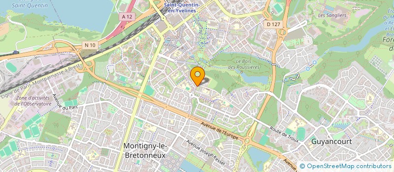 localisation de l'entreprise DYSKOUR' LIBRE  GUYANCOURT