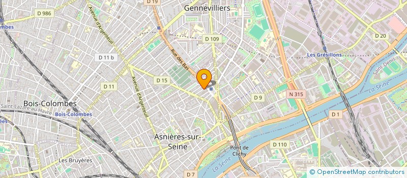 localisation de l'entreprise DYSPHASION  ASNIERES-SUR-SEINE