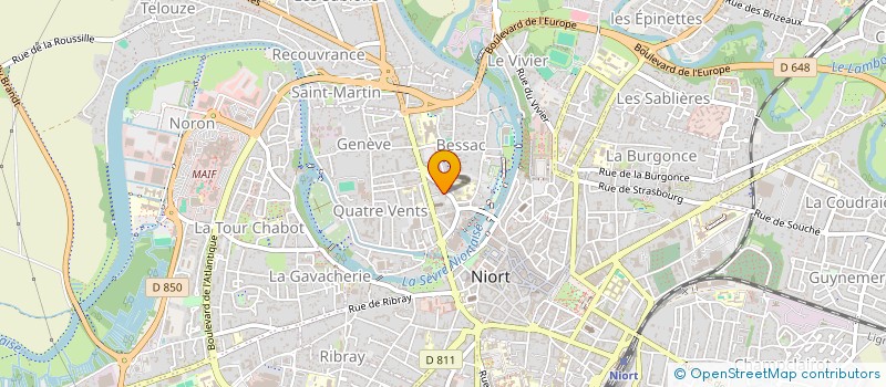 localisation de l'entreprise DYSPRAXIE FRANCE DYS EN DEUX-SEVRES DFD 79  NIORT