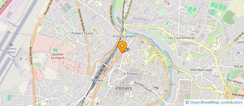 localisation de l'entreprise DYSPRAXIE SANS FRONTIERE à POITIERS