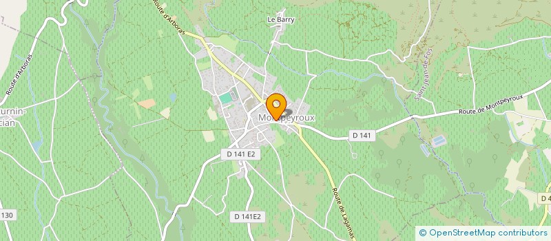 localisation de l'entreprise DYSSE ANIMEE à MONTPEYROUX