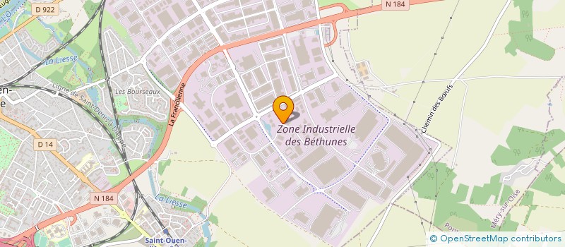 localisation de l'entreprise DYSTEM à SAINT-OUEN-L'AUMONE