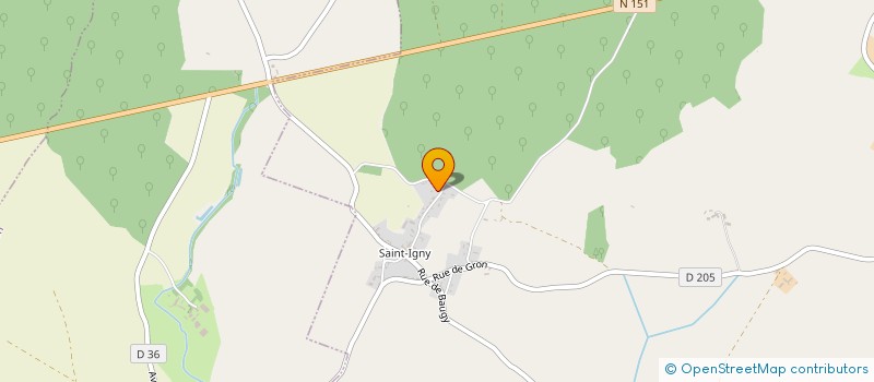 localisation de l'entreprise DYSY  GRON