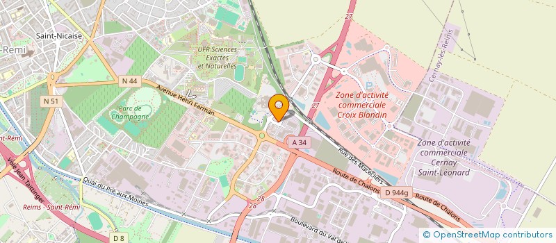 localisation de l'entreprise DYTA  REIMS