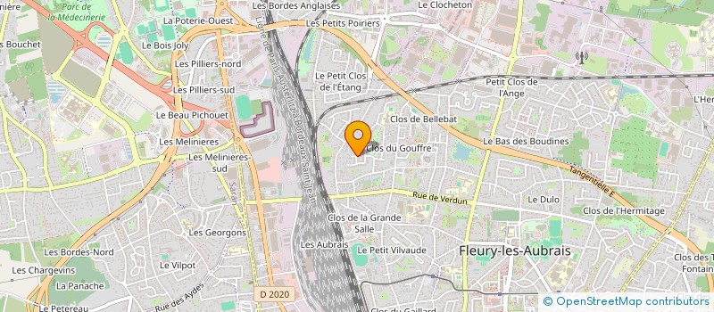 localisation de l'entreprise DYTAB CONSULTING à FLEURY-LES-AUBRAIS