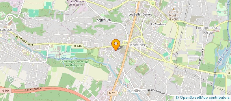 localisation de l'entreprise DYTHEO  MONTLHERY