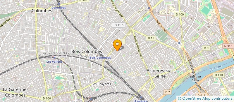 localisation de l'entreprise DYTIQUE à ASNIERES-SUR-SEINE