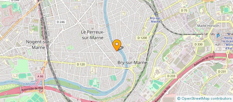 localisation de l'entreprise DYTO à LE PERREUX-SUR-MARNE