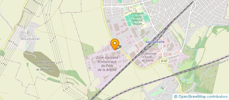 localisation de l'entreprise DYTRANS à GOUSSAINVILLE
