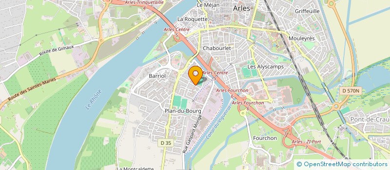 localisation de l'entreprise DYVA à ARLES