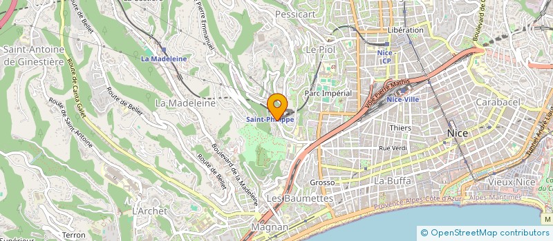 localisation de l'entreprise DYVEN à NICE