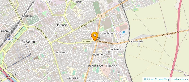 localisation de l'entreprise DYVIN DISTRIBUTION  REIMS