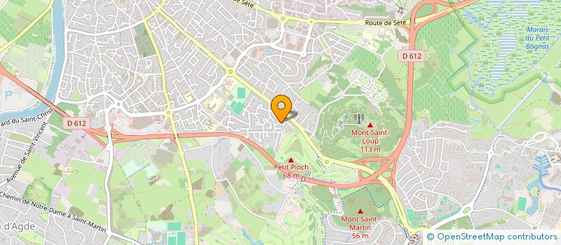 localisation de l'entreprise DYVO  AGDE