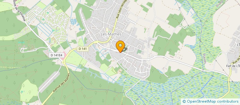 localisation de l'entreprise DYXEL à LES MATHES