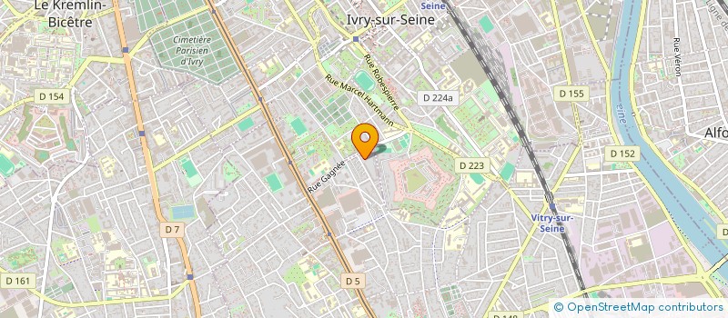 localisation de l'entreprise DYY  VITRY SUR SEINE