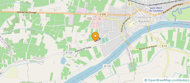 localisation de l'entreprise DYZ AUTO  LIBOURNE