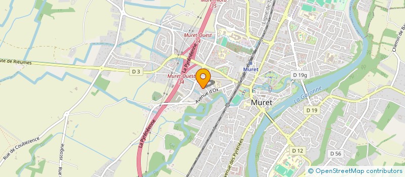 localisation de l'entreprise DZ-31-AUTOMOBILES  MURET