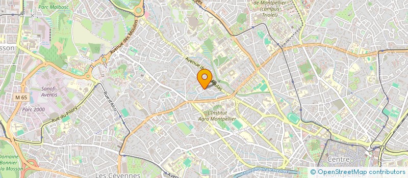 localisation de l'entreprise DZ à MONTPELLIER