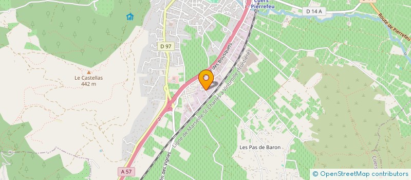 localisation de l'entreprise DZ  CUERS