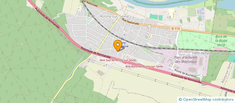 localisation de l'entreprise DZ  ROSNY-SUR-SEINE