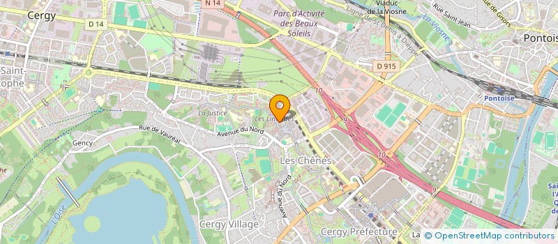 localisation de l'entreprise DZ ASSURANCE  CERGY