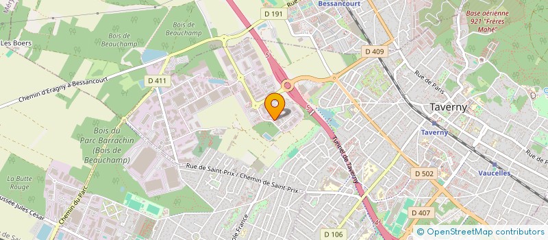 localisation de l'entreprise DZ CONCEPT  TAVERNY