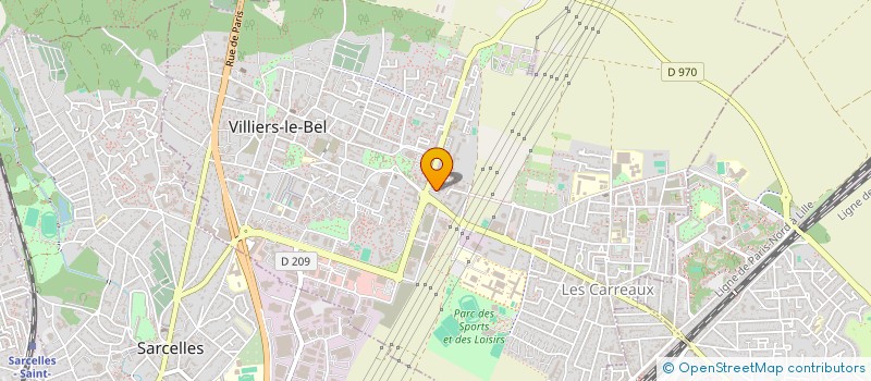 localisation de l'entreprise DZ CONNECT  VILLIERS-LE-BEL