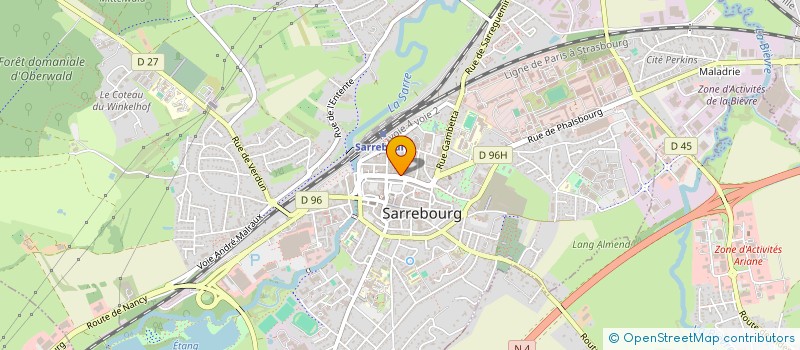 localisation de l'entreprise DZ DIFFUSION à SARREBOURG